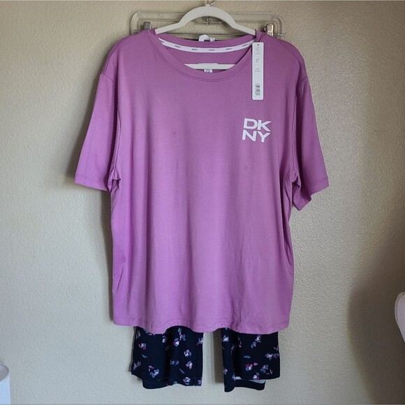 NEW dkny pajama matching set super soft size XL - Picture 2 of 7